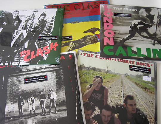THE CLASH vinyl reissues