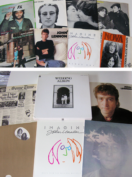 john lennon vinyl lps and 45s at wild honey records knoxville