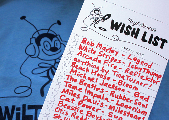 vinyl records wish list