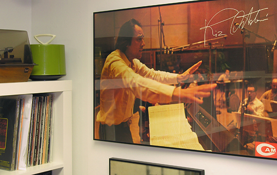 riz ortolani poster at Wild Honey Records vinyl record store