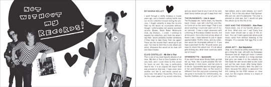 Wild Honey Records ZINE article - Not Without My Records Part 1
