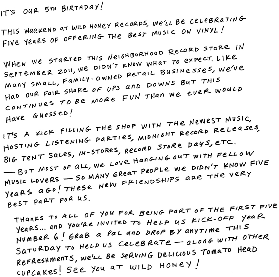 5th_birthday_wild_honey_records_knoxville_tennessee_record_store