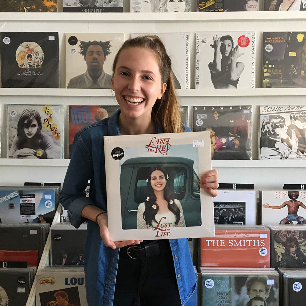 Knoxville record store lana del rey lust for life