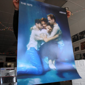 The 1975 limited-edition listening party poster ABIIOR Wild Honey Records Knoxville record store