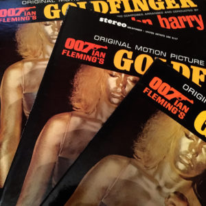 John Barry composer Goldfinger vintage vinyl records