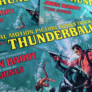 John Barry composer Thunderball Tom Jones vintage vinyl records